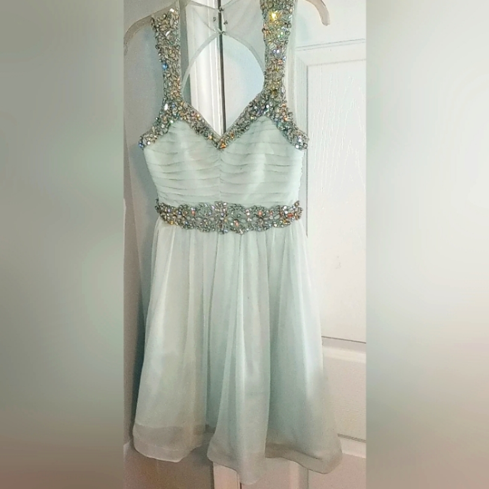 Soft Green Formal Dress